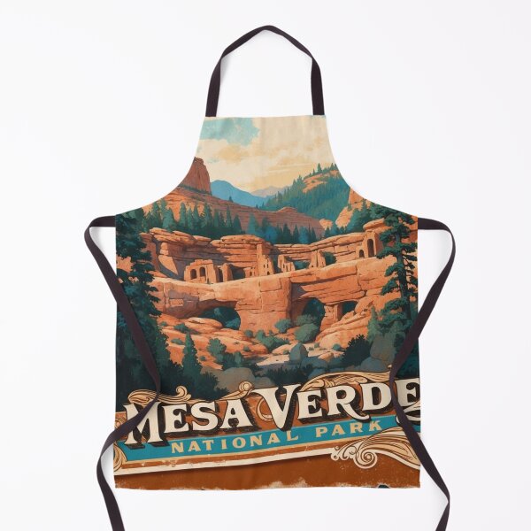 Item preview, Mesa Verde National Park Postcard Vintage Retro Travel designed and sold by TravelPostcardGems.