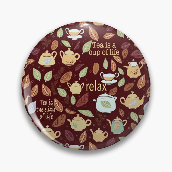 Item preview, Tea is life designed and sold by Alessandro Remo Mazzoni Remotextiles.