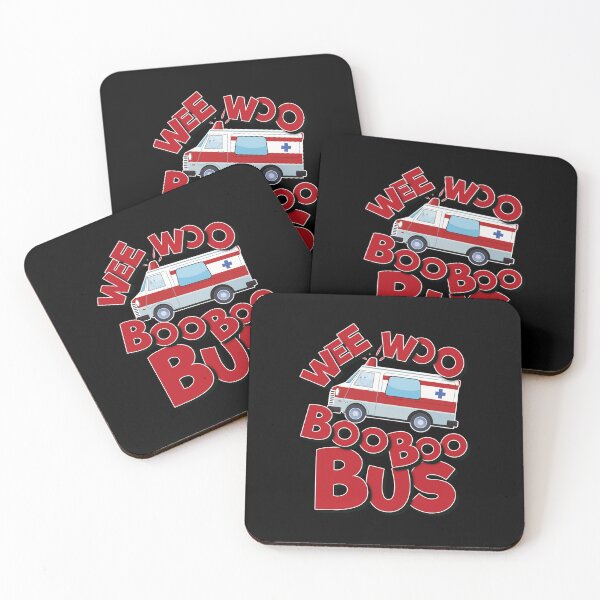 Item preview, Wee Woo Boo Boo Bus First Responder Funny Ambulance designed and sold by FYS-Arte-Style.