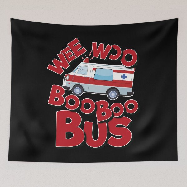 Item preview, Wee Woo Boo Boo Bus First Responder Funny Ambulance designed and sold by FYS-Arte-Style.