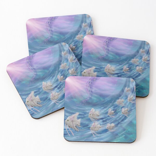 Item preview, Swirling Vortex of Angelfish designed and sold by Strings & Wings.