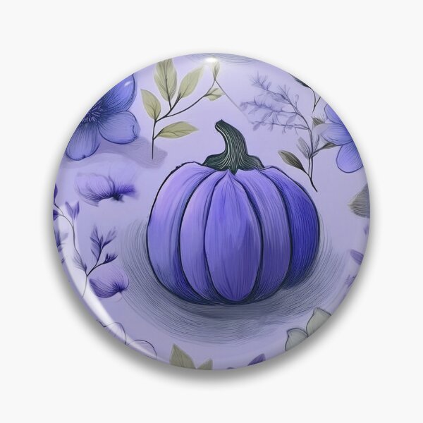 Item preview, Autumn composition - pumpkins entwined with autumn plants.2/ pastel navy designed and sold by My-fake-places.