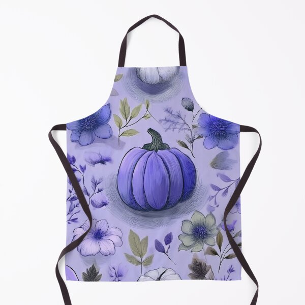 Item preview, Autumn composition - pumpkins entwined with autumn plants.2/ pastel navy designed and sold by My-fake-places.