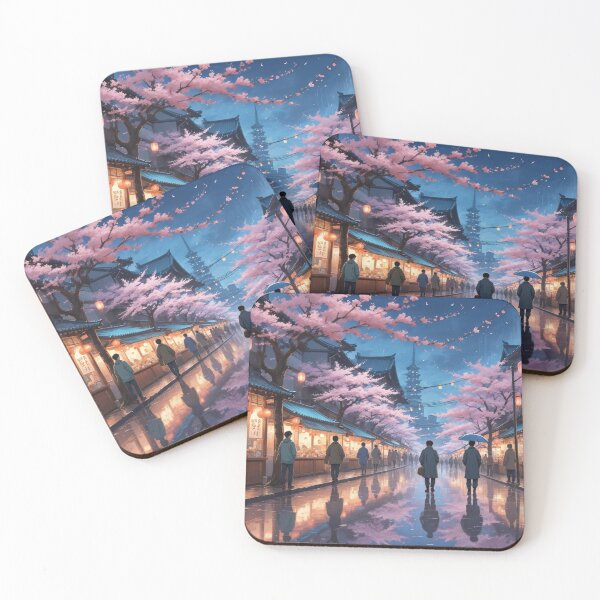 Item preview, Tokyo street with Sakura designed and sold by Asiantrendzz.