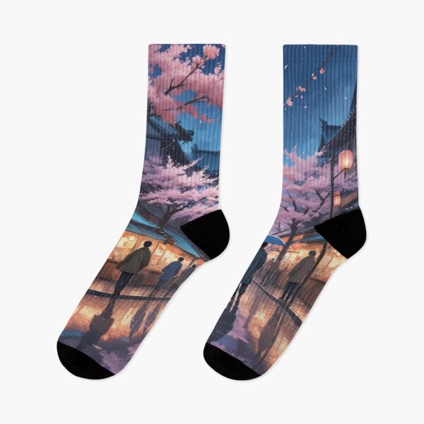 Item preview, Tokyo street with Sakura designed and sold by Asiantrendzz.
