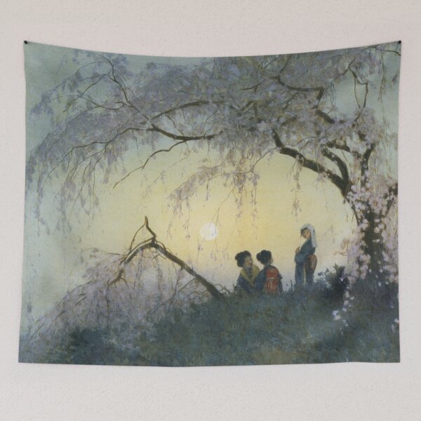 Item preview, Kumoi Cherry Trees by Yoshida Hiroshi designed and sold by Takeda-art.