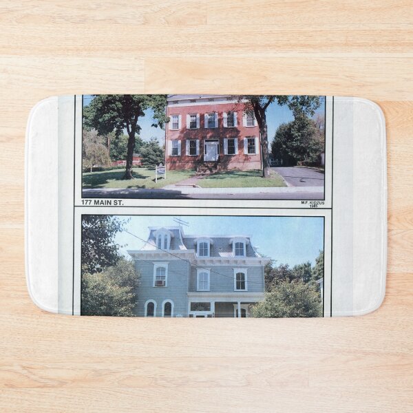 Item preview, Two Old Homes On Main Street designed and sold by BeatPoet.