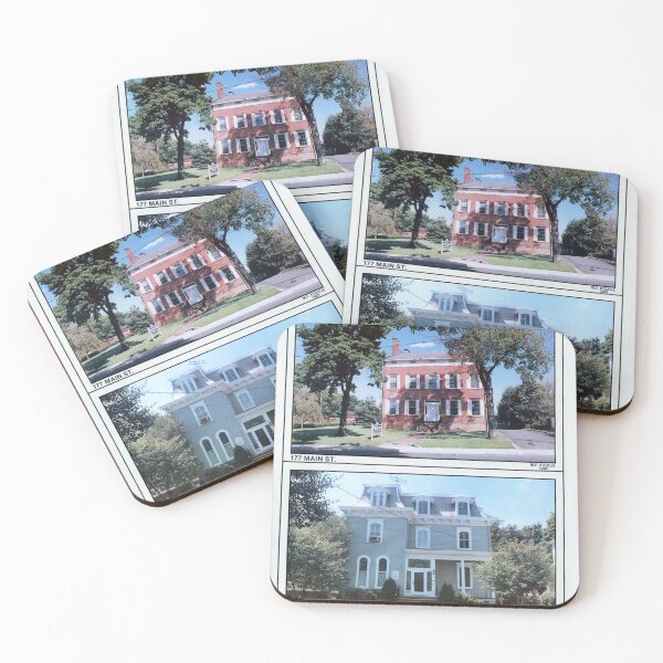 Item preview, Two Old Homes On Main Street designed and sold by BeatPoet.