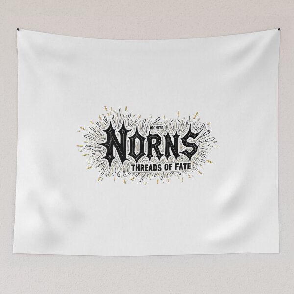 Item preview, Norns Threads of Fate Text Design designed and sold by artwaves.