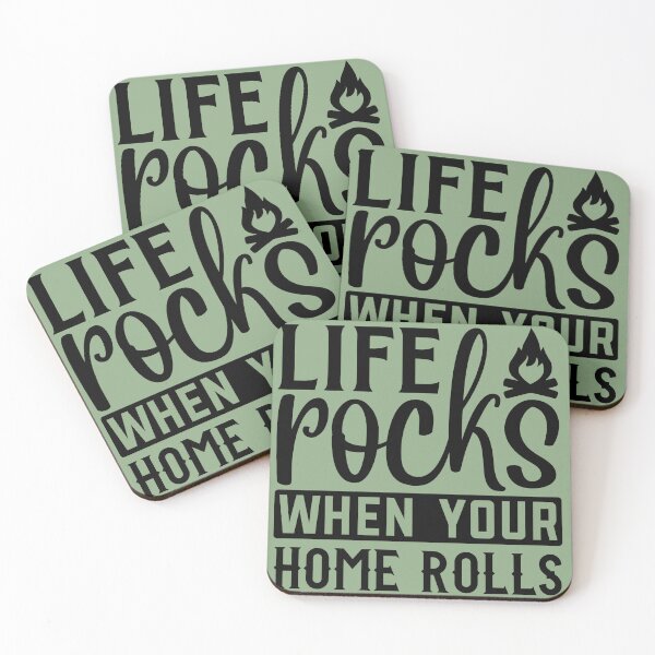Item preview, Life rocks when your home rolls designed and sold by Wit & Wear Company.