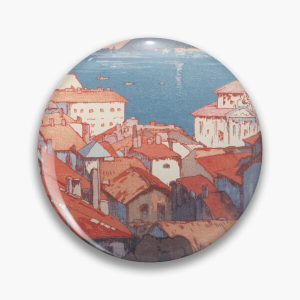 Item preview, The town of Lugano by Yoshida Hiroshi designed and sold by Takeda-art.