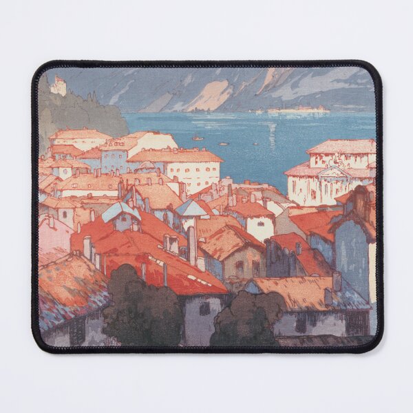 Item preview, The town of Lugano by Yoshida Hiroshi designed and sold by Takeda-art.