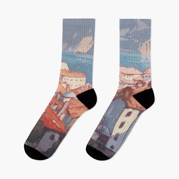 Item preview, The town of Lugano by Yoshida Hiroshi designed and sold by Takeda-art.