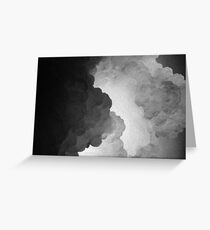 Abstract Cloud Fashion Design Artwork Greeting Card