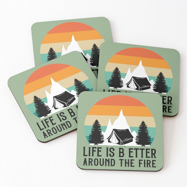 Item preview, Life is b etter around the campfire designed and sold by Wit & Wear Company.
