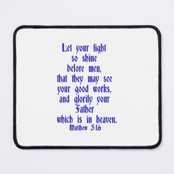 Item preview, Matthew 5:16 designed and sold by Gentle40Winks.