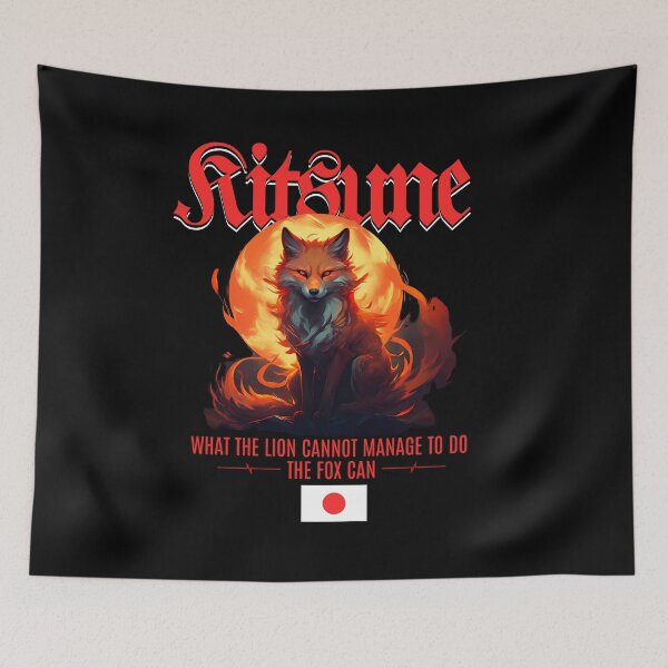 Item preview, Kitsune - What the Lion Cannot Manage to Do, the Fox Can designed and sold by GoPublicTeam.