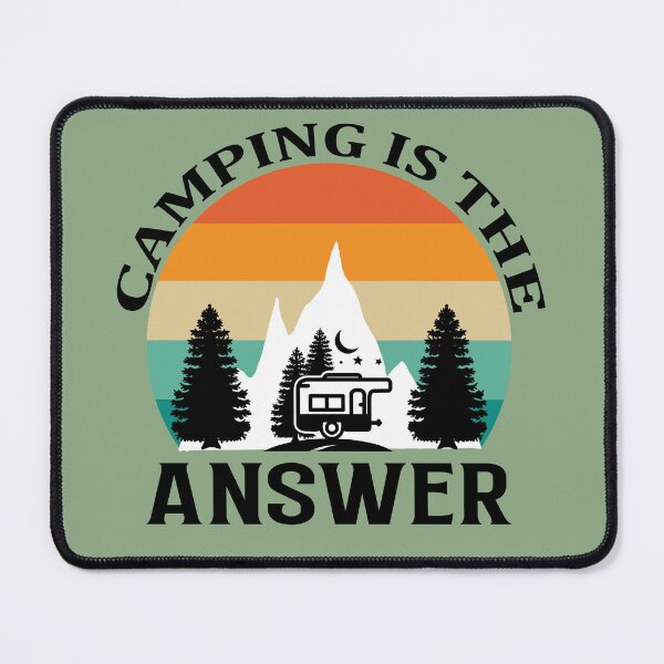 Item preview, Camping is the answer designed and sold by Wit & Wear Company.