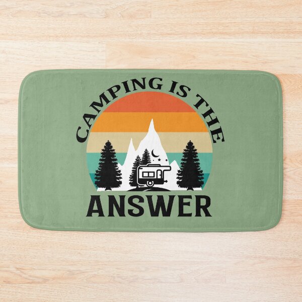 Item preview, Camping is the answer designed and sold by Wit & Wear Company.