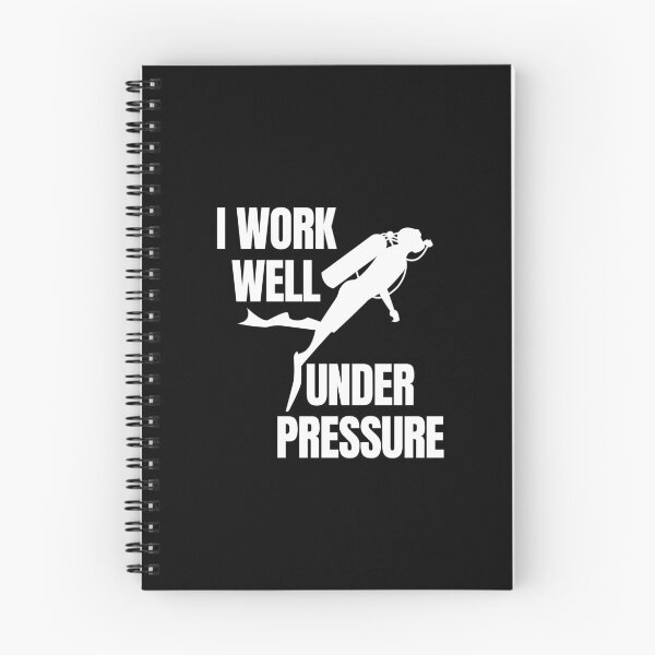 Item preview, I Work Well Under Pressure Funny Scuba Diving designed and sold by FarmOfCuties.