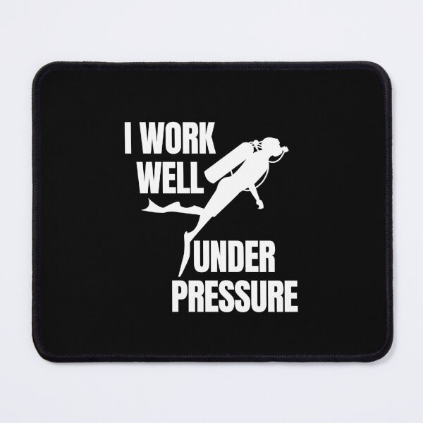 Item preview, I Work Well Under Pressure Funny Scuba Diving designed and sold by FarmOfCuties.