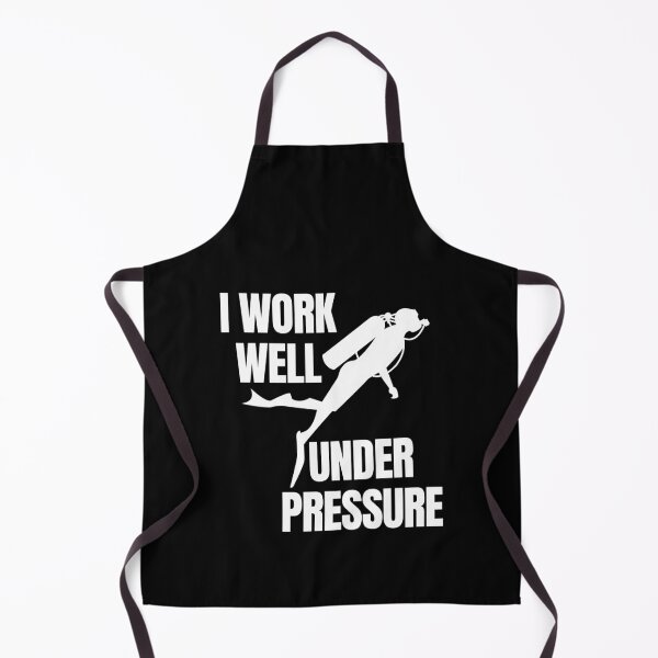 Item preview, I Work Well Under Pressure Funny Scuba Diving designed and sold by FarmOfCuties.