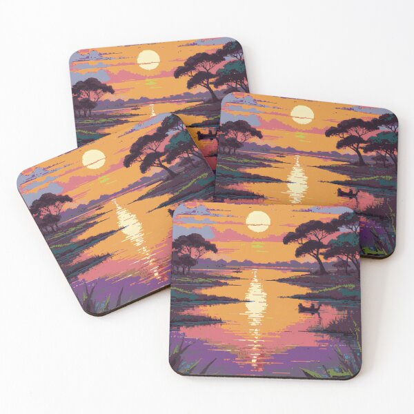 Item preview, Pixel Reflections on Chobe River designed and sold by NaturePixel.