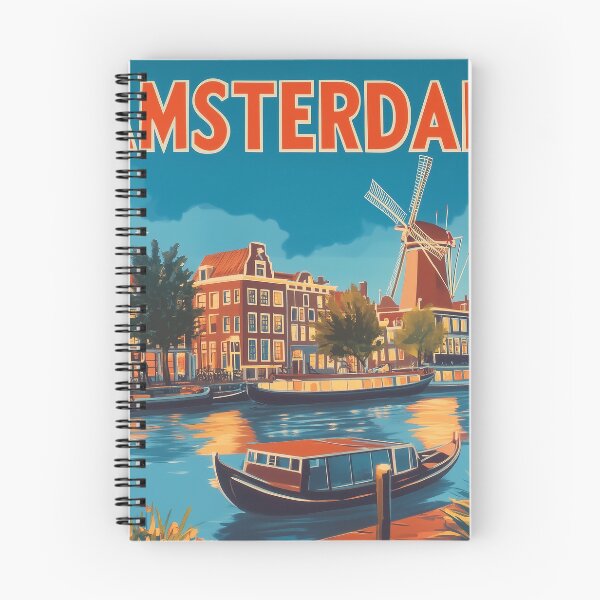 Item preview, Amsterdam Cityscape Art – Captivating Wall Decor Inspired by Dutch Canals & Architecture designed and sold by nomiraclehere.
