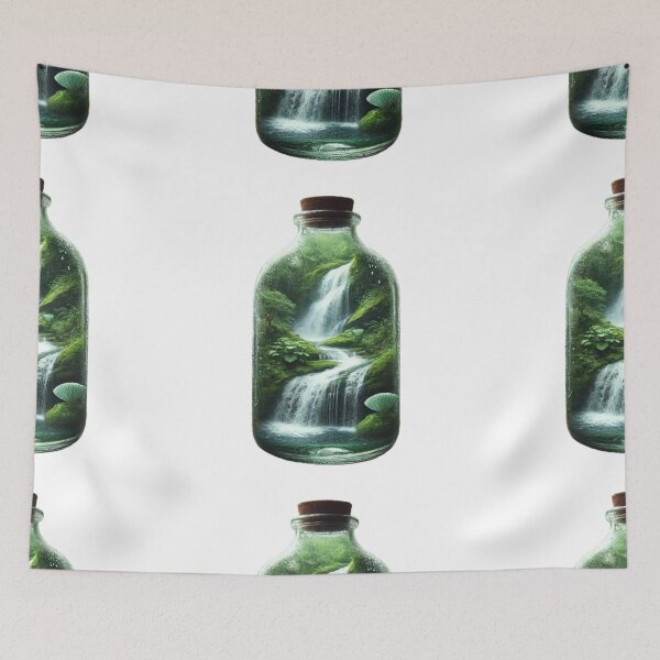 Item preview, Enchanted Waters: Waterfall in Glass designed and sold by WildVista.