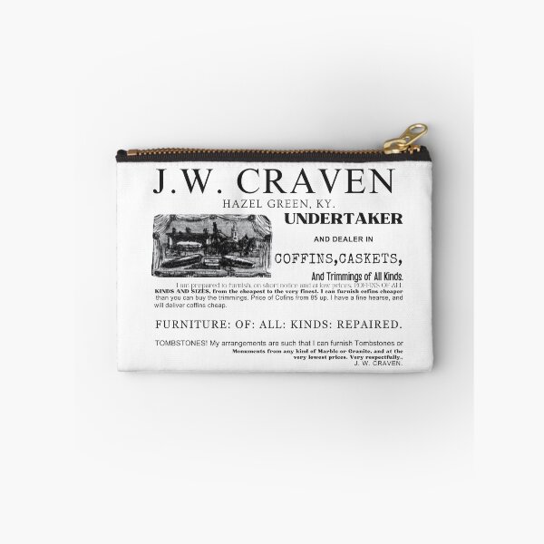 Item preview, J.W. Craven Undertaker , Hazel Green, KY designed and sold by JoezPlace.
