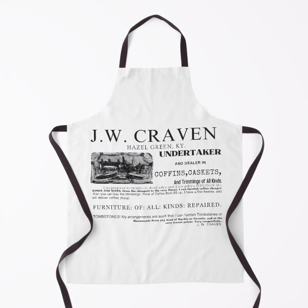 Item preview, J.W. Craven Undertaker , Hazel Green, KY designed and sold by JoezPlace.