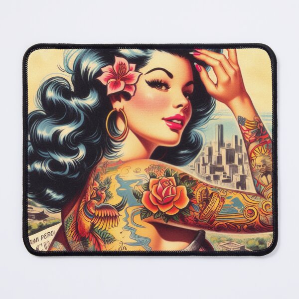 Item preview, Hot Inked Girl designed and sold by PulpVintage.