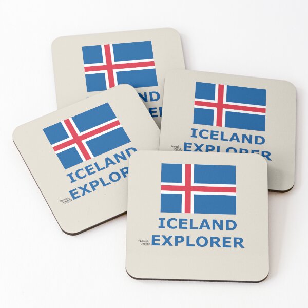 Item preview, Iceland Explorer with Icelandic flag designed and sold by Aurealis Creatief.