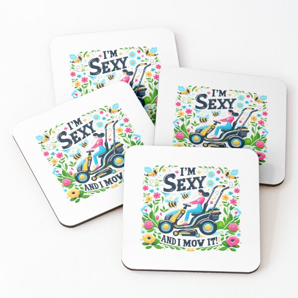 Aperçu de l'œuvre « Je suis sexy et je tonds » – Conception de jardinage – Idée cadeau créée et vendue par RootedAvenueCo.
