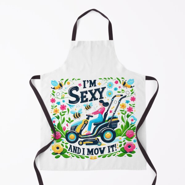 Aperçu de l'œuvre « Je suis sexy et je tonds » – Conception de jardinage – Idée cadeau créée et vendue par RootedAvenueCo.