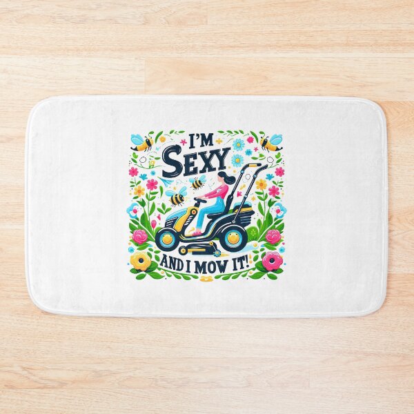 Aperçu de l'œuvre « Je suis sexy et je tonds » – Conception de jardinage – Idée cadeau créée et vendue par RootedAvenueCo.