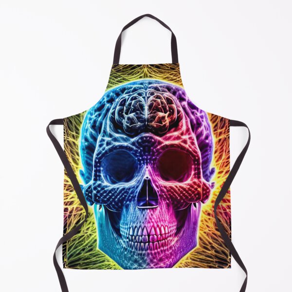 Item preview, Psychedelic Skull designed and sold by MatrixTattoo.