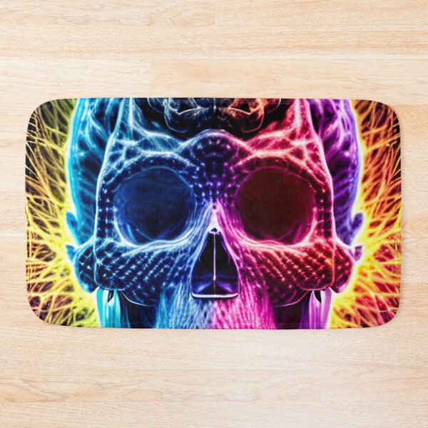 Item preview, Psychedelic Skull designed and sold by MatrixTattoo.