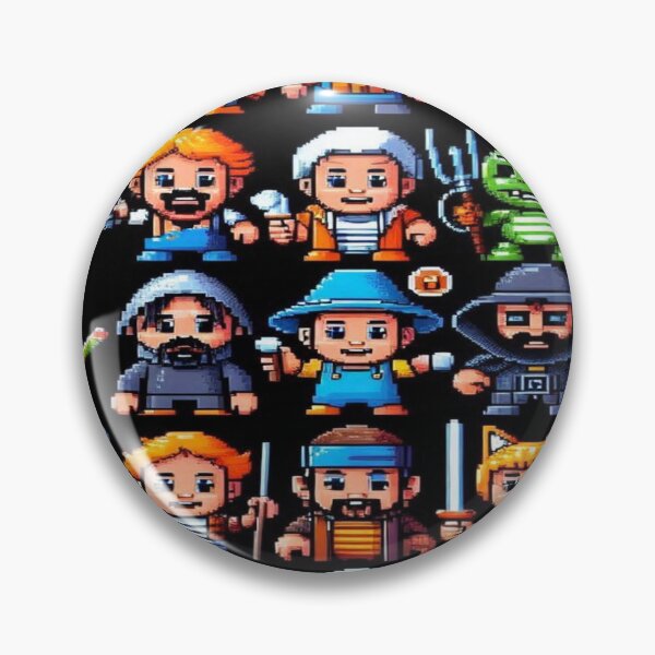 Item preview, falcon88 Retro Video Game Characters designed and sold by Imaginarium of Chaos falcon88 .