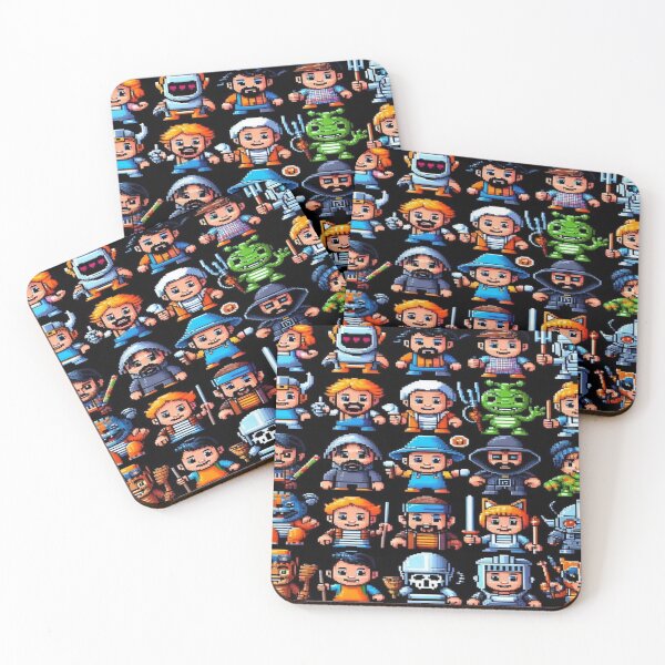 Item preview, falcon88 Retro Video Game Characters designed and sold by Imaginarium of Chaos falcon88 .