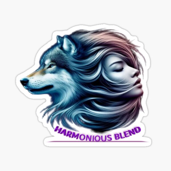 Item preview, Beauty, lady, wolf designed and sold by Sureblessedshop.