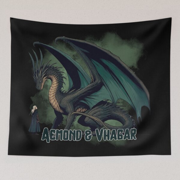 Item preview, Aemond Targaryen & Vhagar Dragon designed and sold by Kormix.