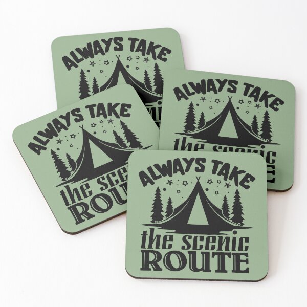 Item preview, Always take the scenic route designed and sold by Wit & Wear Company.