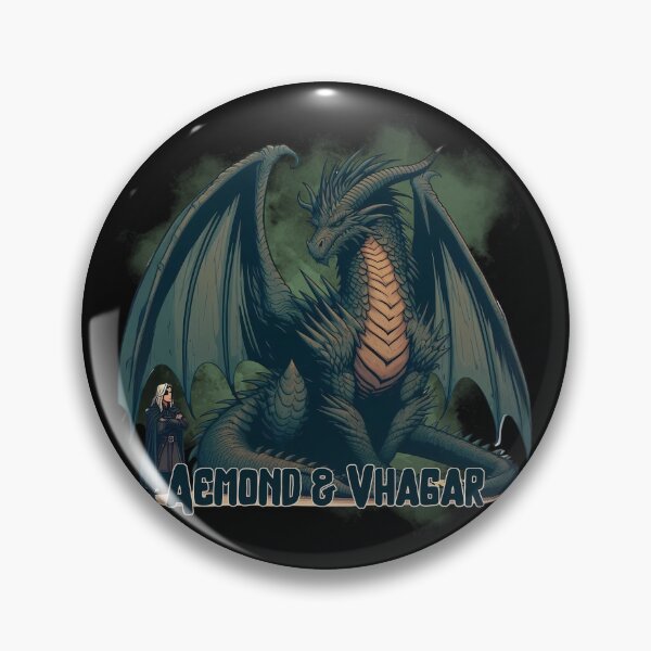 Item preview, Aemond Targaryen y Vhagar designed and sold by Kormix.