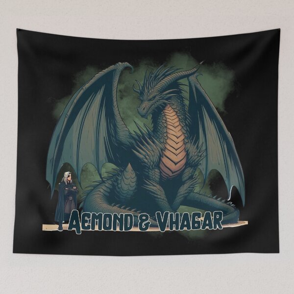 Item preview, Aemond Targaryen & Vhagar designed and sold by Kormix.