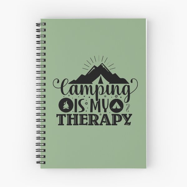 Item preview, Camping is my therapy designed and sold by Wit & Wear Company.