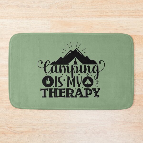 Item preview, Camping is my therapy designed and sold by Wit & Wear Company.