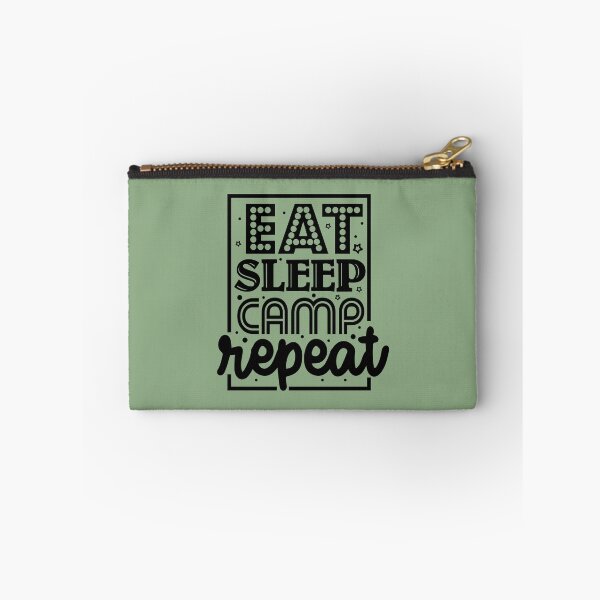Item preview, Eat sleep camp repeat  designed and sold by Wit & Wear Company.