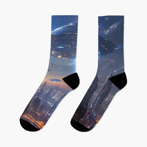 Item preview, City of Lights - Aliens and Ufos designed and sold by eXtraHumans.