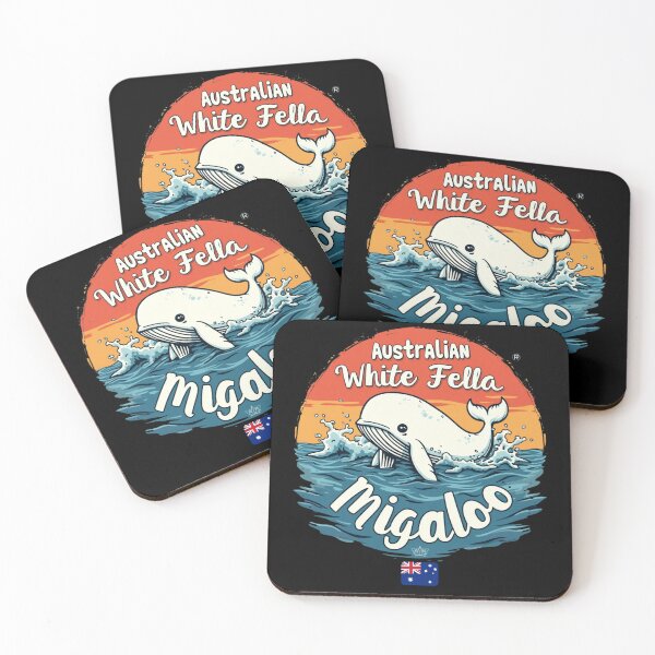 Item preview, Australian White Fella Migaloo designed and sold by GoPublicTeam.